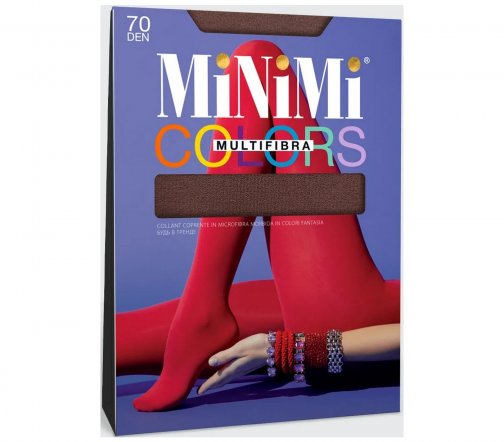 Minimi Колготки Multifibra Colors 3D 70 den  (Каштановый)