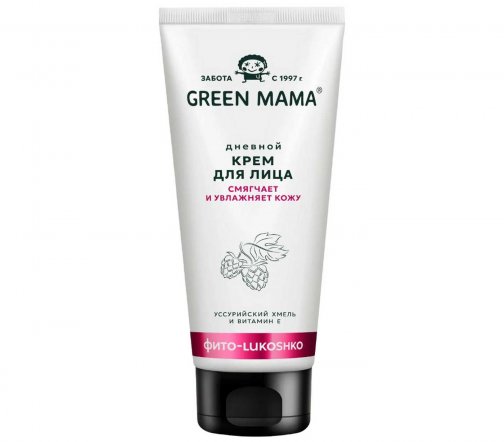Green Mama Фито-лукошко Крем дневной для лица Уссурийский хмель и витамин Е 100мл