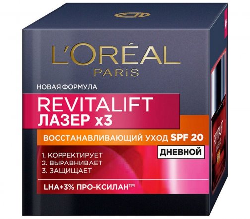 L'Oreal Paris Revitalift Лазер Крем дневной для лица SPF20 50мл