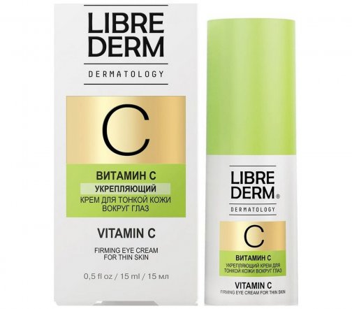 Librederm Dermatology Крем укрепляющий для кожи вокруг глаз 15мл