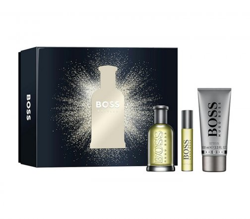 Hugo Boss Men Bottled Набор Парфюмерная вода 100мл+Парфюмерная вода 10мл+Гель для душа 100мл