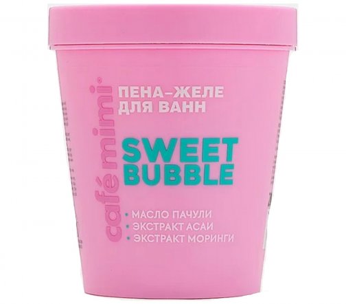 Cafe Mimi Colours Пена-желе для ванн Sweet Bubble 200мл
