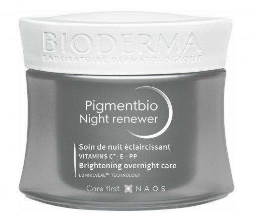 Bioderma Pigmentbio (Пигментбио) Крем ночной осветляющий и обновляющий для лица 50мл