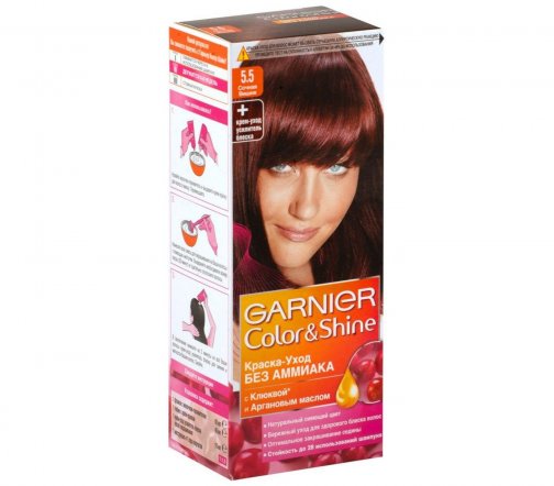 Garnier Color&Shine Краска для волос 5.5 Сочная вишня