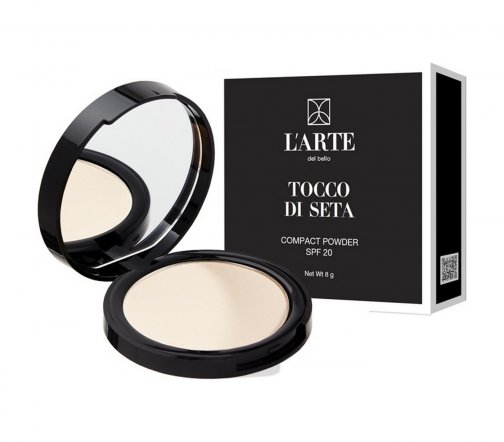 L'arte Пудра компактная Tocco Di Seta (Прикосновение шелка)  Песок