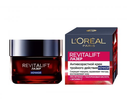 L'Oreal Paris Revitalift Лазер Крем ночной антивозрастной для лица 50мл