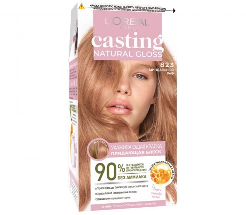 L'Oreal Paris Casting Natural Gloss Краска для волос 823 Миндальный раф