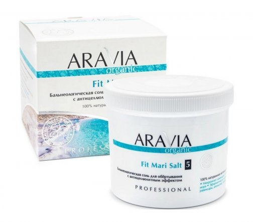Aravia Organic Соль бальнеологическая для обертывания с антицеллюлитным эффектом 730гр