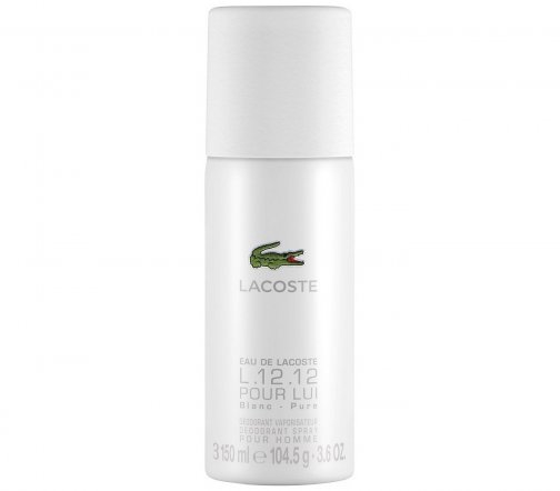 Lacoste Men Eau De L.12.12 Blanc Pure Дезодорант-спрей парфюмированный 150мл