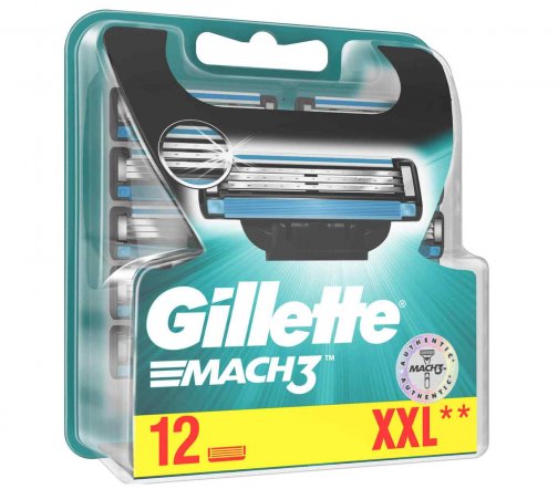 Gillette Men Mach3 Кассета сменная 12шт