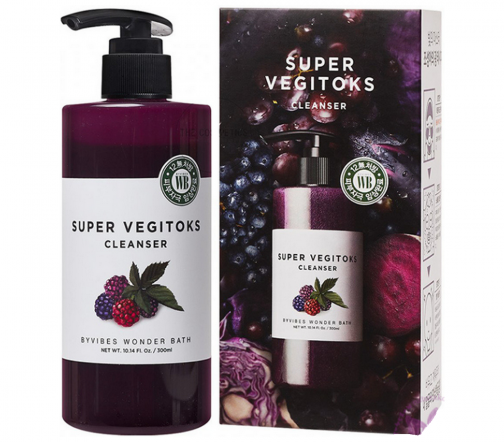 Wonder Bath Super Vegitoks Purple Детокс-гель универсальный для умывания 300мл