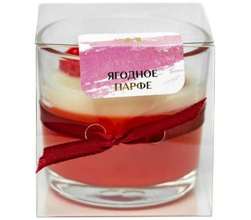Aromantique Свеча ароматическая в стакане Ягодное парфе 60гр