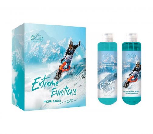 Liss Kroully Men Набор Extreme Emotions Шампунь 260мл+Гель для душа 260мл