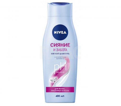 Nivea Сияние и забота Шампунь-уход для волос
