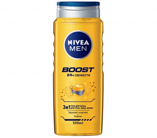 Nivea Men Гель для душа 3в1 Boost