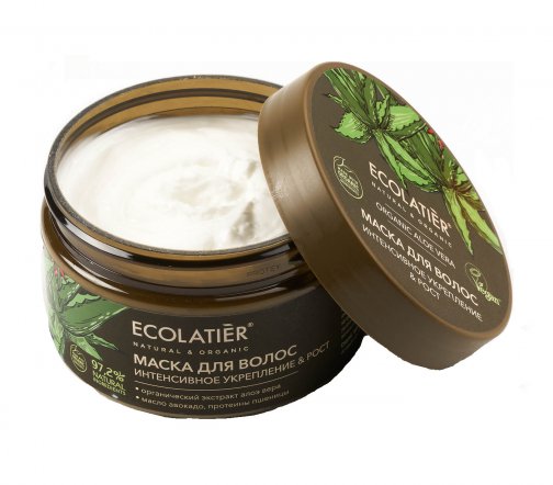Ecolatier Organic Aloe Vera Маска для волос интенсивное укрепление и рост 250мл