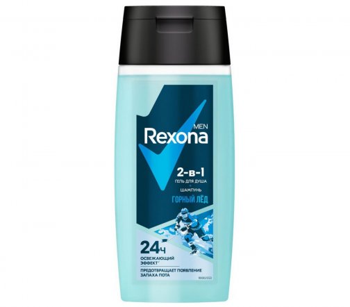 Rexona Men Гель для душа и шампунь 2в1 Горный лед