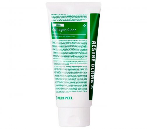 Medi-Peel Green Cica Collagen Clear Пенка очищающая успокаивающая для лица 300мл