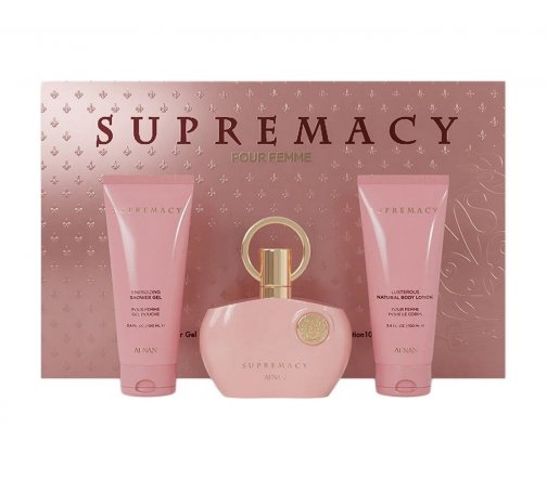 Afnan Supremacy Pink Набор Парфюмерная вода 100мл+Гель для душа 100мл+Лосьон для тела 100мл