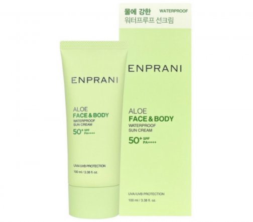 Enprani Aloe Face&Body Крем солнцезащитный водостойкий для лица и тела с алоэ 100мл