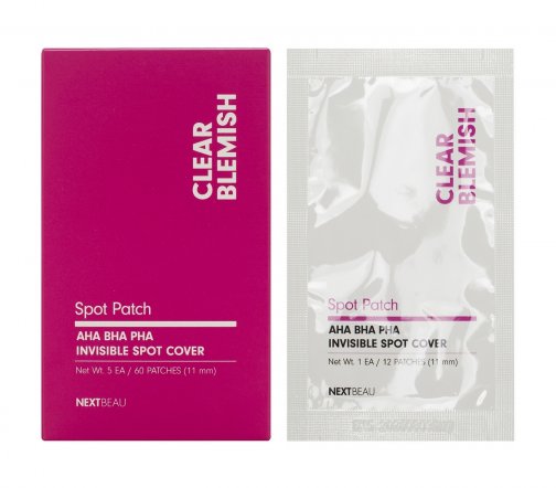 Nextbeau Clear Blemish Патчи от прыщей на лице Пилинг-формула 60шт