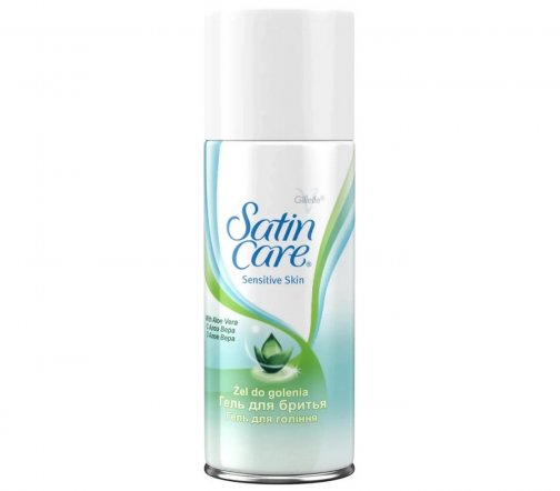 Gillette Satin Care Гель для бритья для чувствительной кожи Sensitive Skin Алоэ Вера 75мл