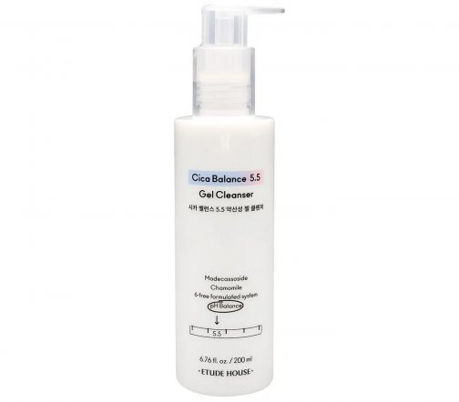 Etude House Cica Balance 5.5 Gel Cleanser Гель для умывания 200мл