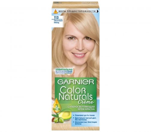 Garnier Color Naturals Крем-краска для волос 113 Песочный блонд