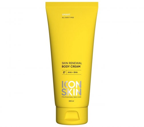 Icon Skin Крем обновляющий для склонной к гиперкератозу кожи тела с кислотами Skin Renewal 200мл