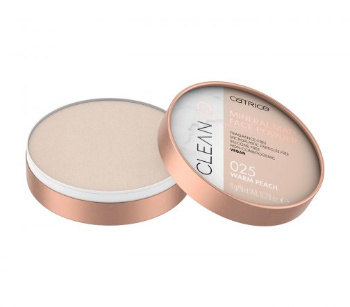 Catrice Пудра минеральная матирующая Clean ID Mineral Matt Face 25 Warm Peach