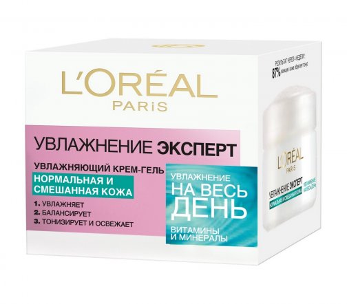 L'Oreal Paris Увлажнение Эксперт Крем-гель для нормальной и смешанной кожи 50мл