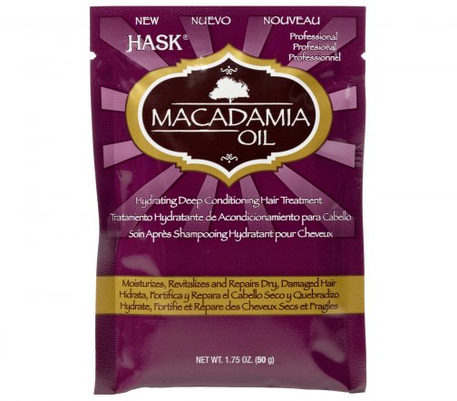 Hask Macadamia Oil Маска увлажняющая для волос 50гр