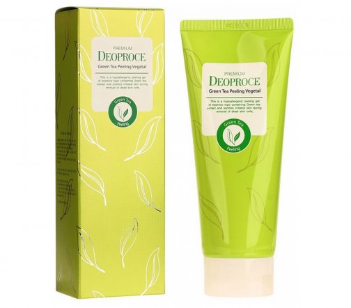 Deoproce Premium Пилинг-скатка для лица на основе Зеленого чая 170мл