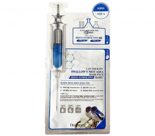 Deoproce Lap Therapy Маска-сыворотка для лица Swallow's Nest Aqua 25мл