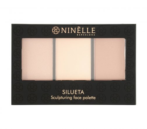 Ninelle Палетка для скульптурирования лица Silueta 502 Холодный