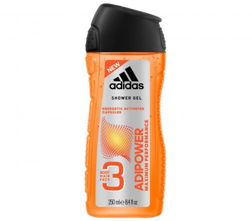 Adidas Adipower 3в1 Гель для душа 250мл