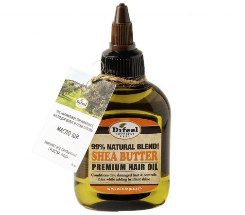 Difeel Масло для волос с маслом ши Hair Oil Premium 99% Natural Shea Butter 75мл