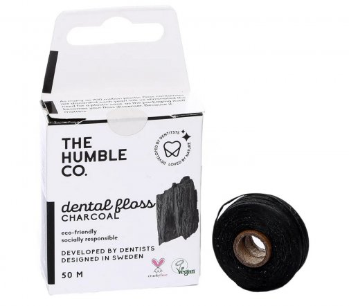 The Humble Co Нить зубная Древесный уголь 50м