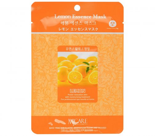 Mijin Essence Маска тканевая для лица Lemon 23гр