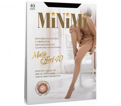 Minimi Колготки Matte Effect 40 den  (Черный)