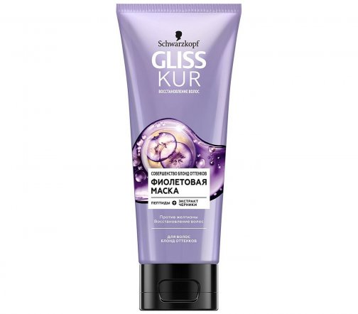 Schwarzkopf Gliss Kur Маска для волос совершенство блонд оттенков фиолетовая 200мл