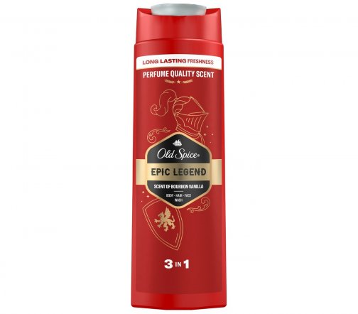 Old Spice Гель для душа+Шампунь 3в1 Epic Legend (Эпическая легенда) 400мл