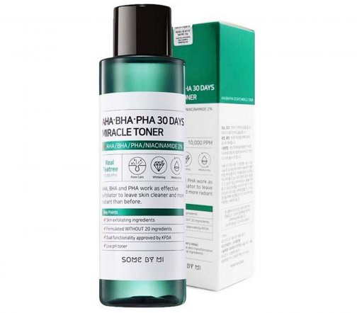 Some By Mi AHA-BHA-PHA 30 Days Miracle Тонер кислотный очищающий для проблемной кожи 150мл