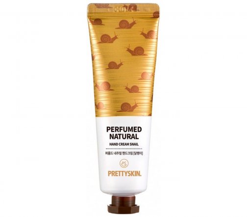 PrettySkin Perfumed Natural Крем парфюмированный для рук с муцином улитки 30мл