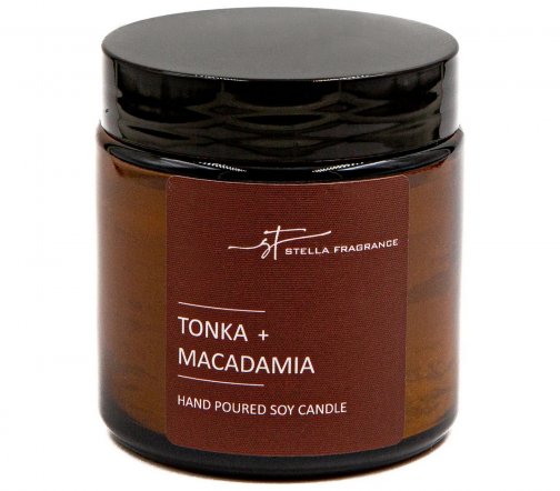 Stella Fragrance Свеча ароматическая Tonka+Macadamia 90гр