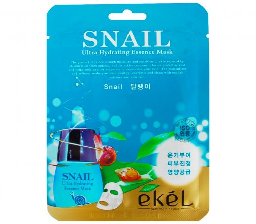 Ekel Маска тканевая для лица Snail 25мл