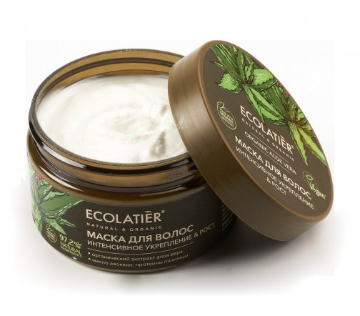 Ecolatier Organic Aloe Vera Маска для волос интенсивное укрепление и рост 250мл