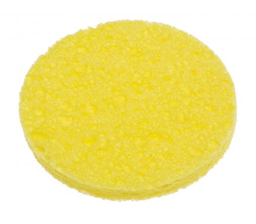 Dewal Beauty Спонж для снятия макияжа Желтый 2шт CE-8510