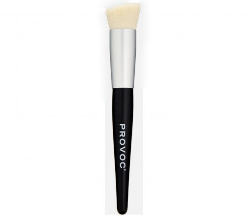 Provoc Кисть для кремовых текстур скошенная Slanted Foundation Brush