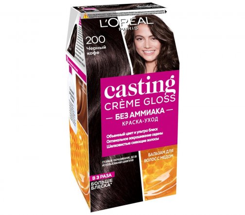 L'Oreal Paris Casting Creme Gloss Краска для волос 200 Черный кофе